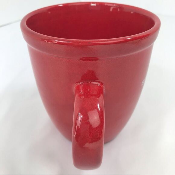 STARBUCKS Barista 2001 30th Anniversary Red White Classic 18 oz Coffee Mug - Picture 6 of 12